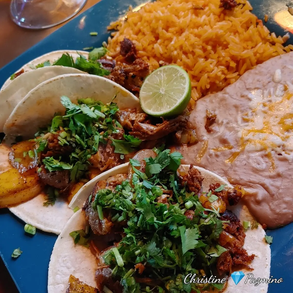 3. 1 Bean Burrito, 1 Quesadilla & 1 Bean Tostada
