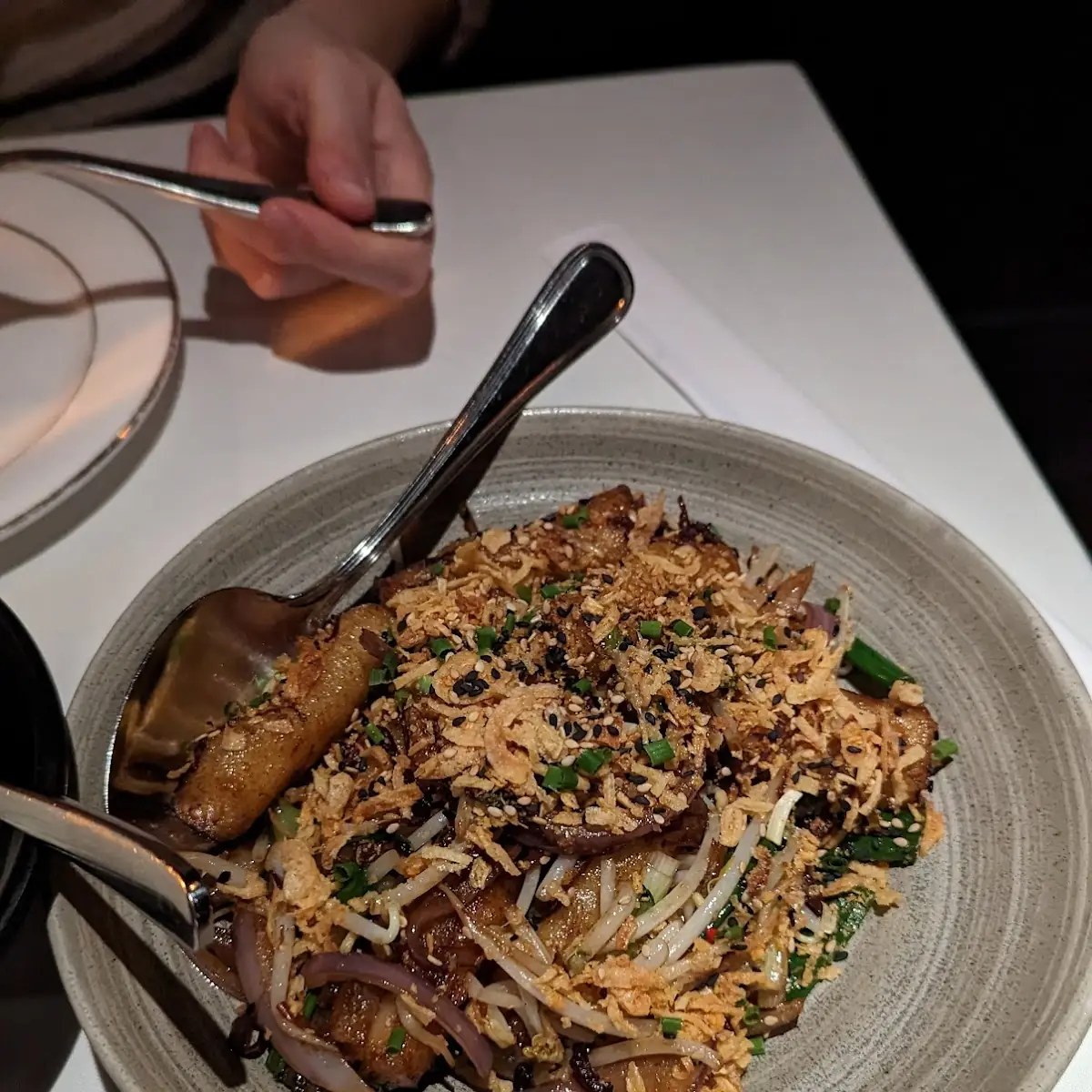 Crispy Chow Fun Noodles