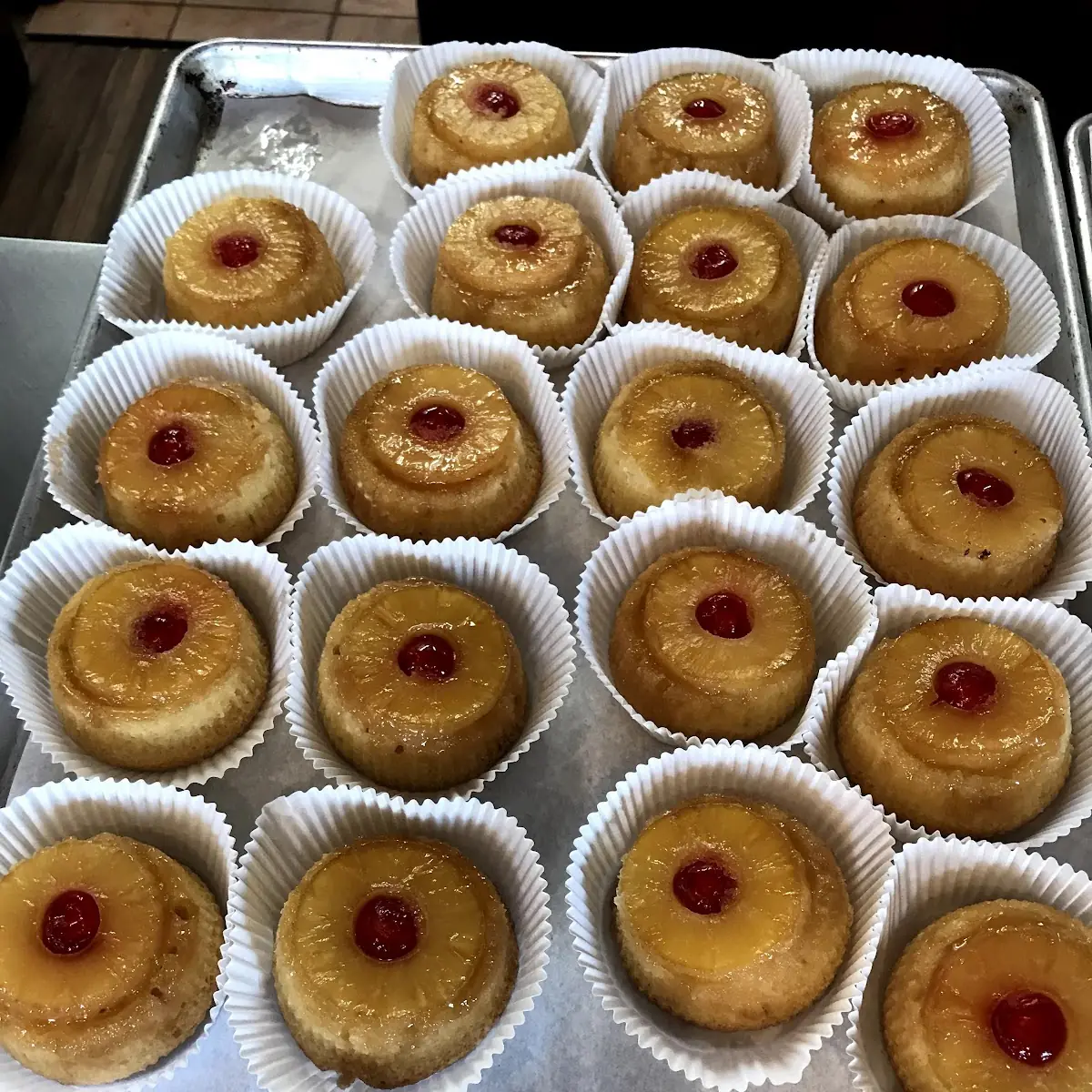 Mini Pineapple Upside Down Cake