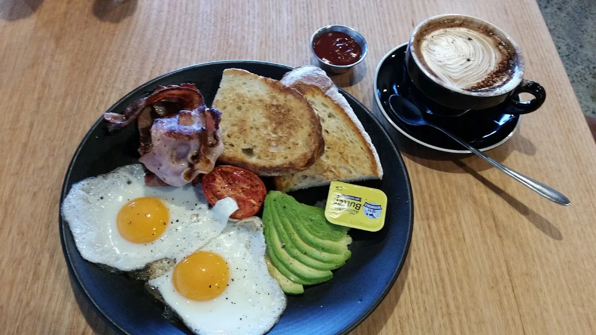 Eggs Your Way with Bacon and Avo, Ministry Cafe