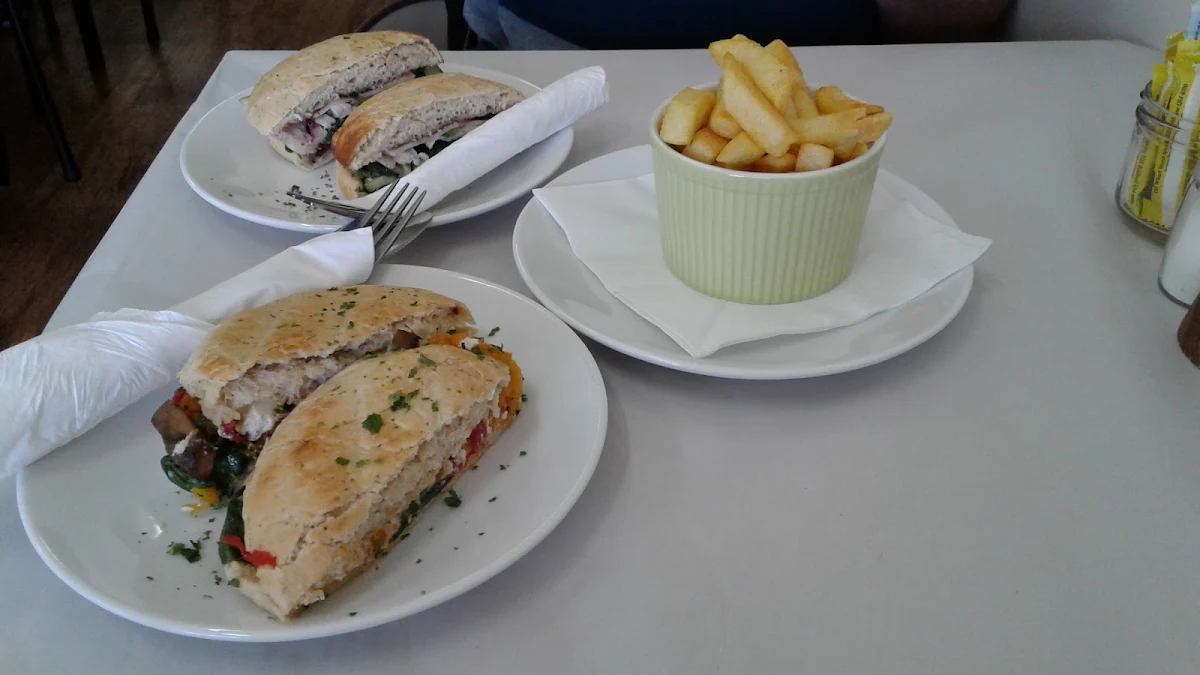 Focaccia's and Chips, Sprouts Cafe
