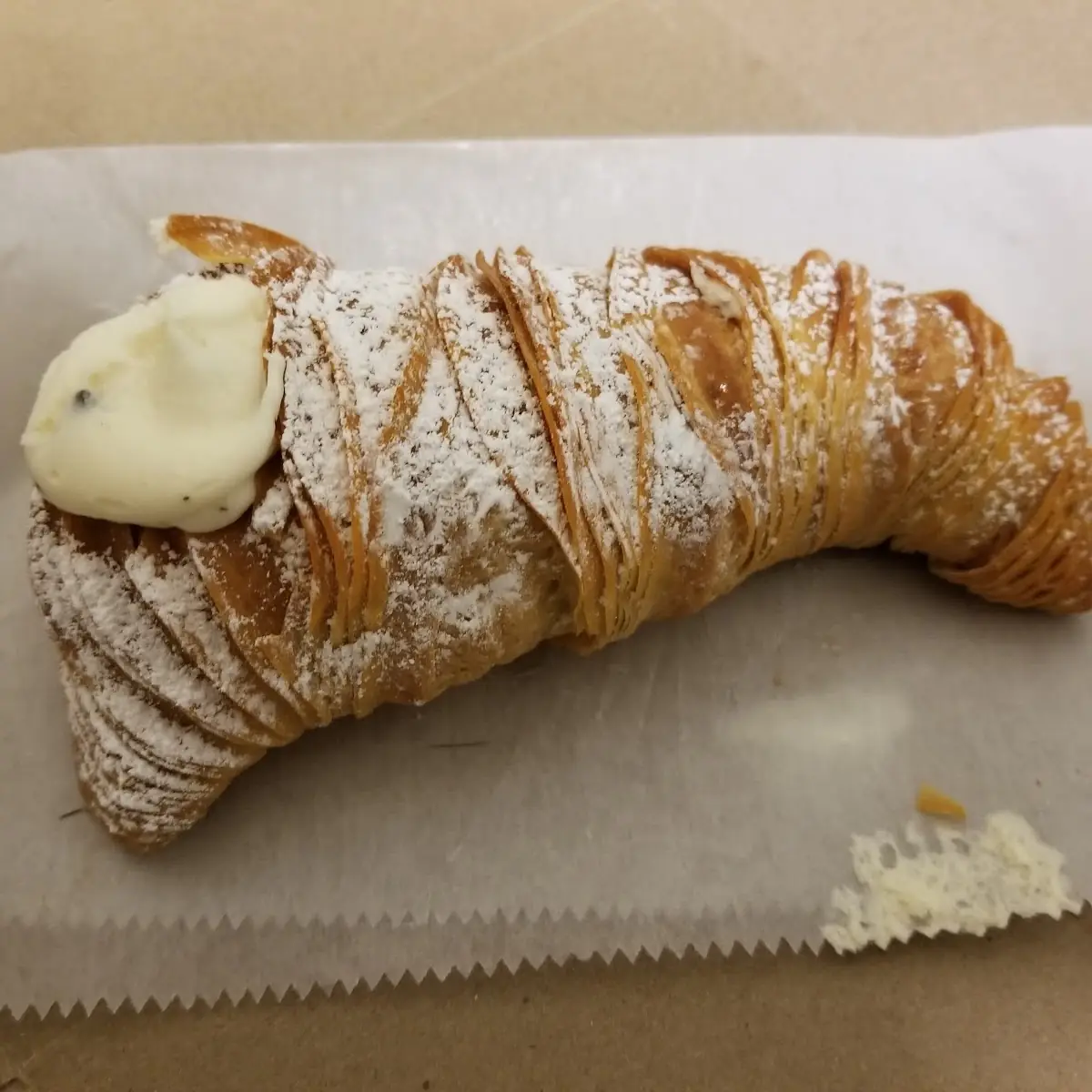 Cannoli Cream Filled Lobster Tail