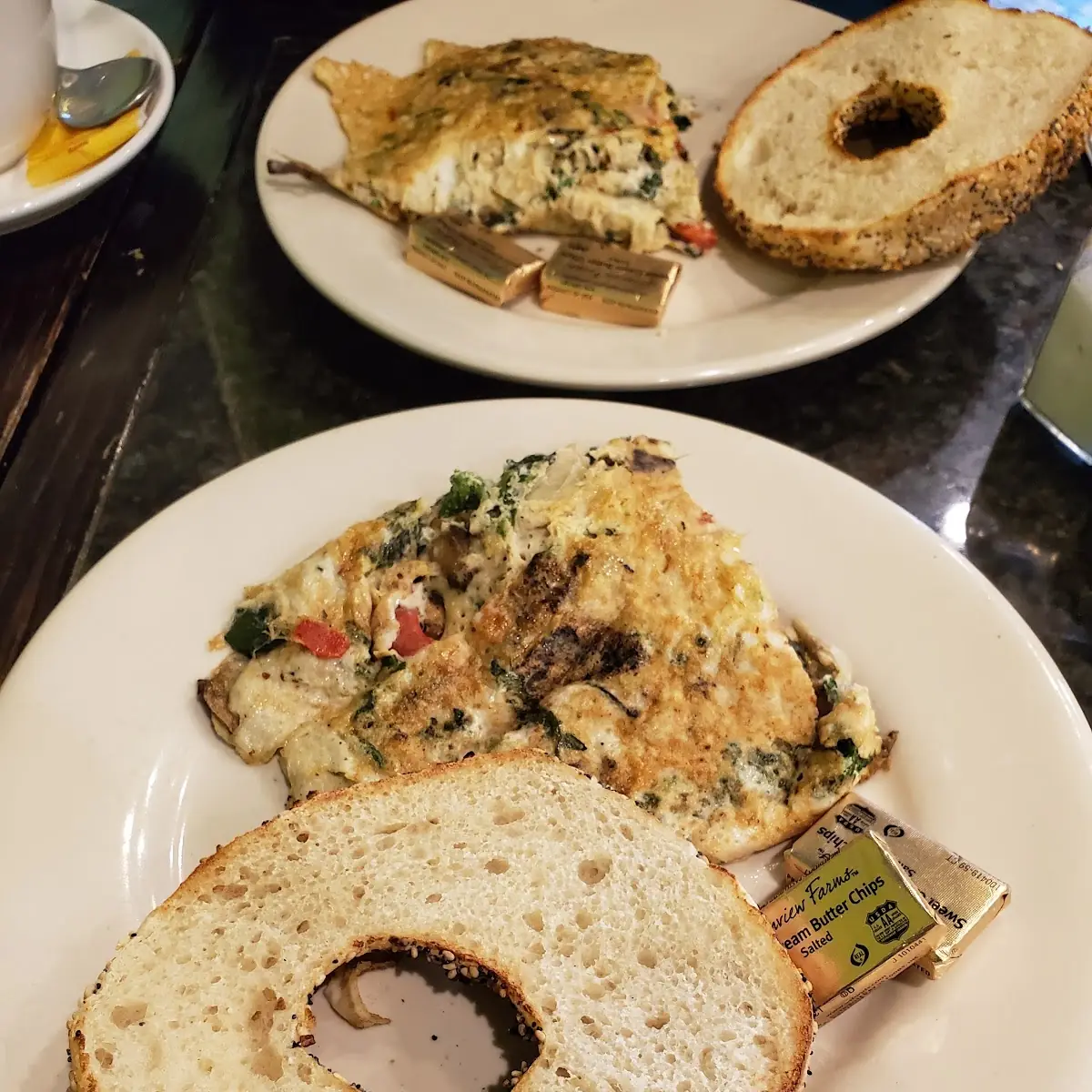 Onion Black Olive Bagel