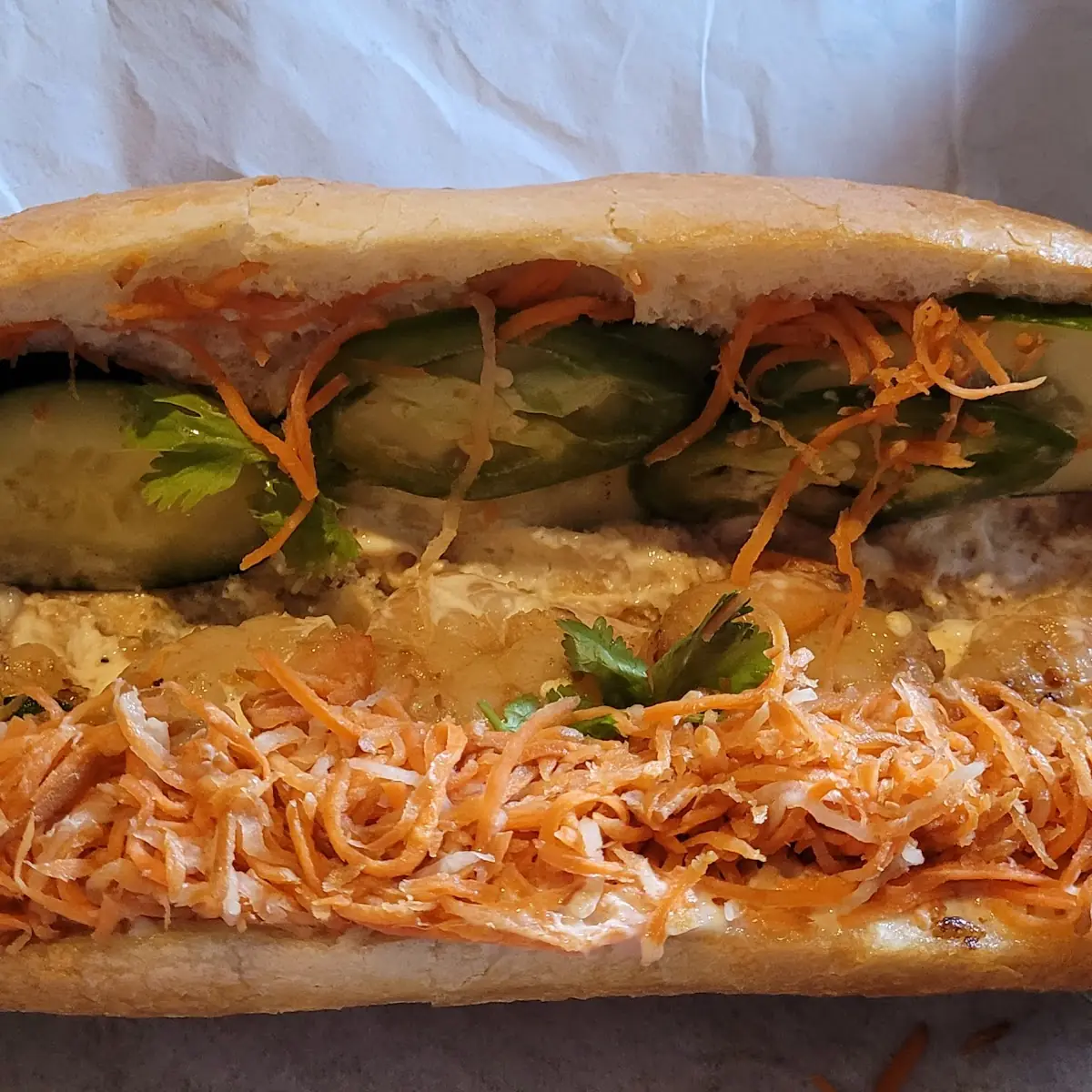 Vegetarian Bánh Mì Chạy
