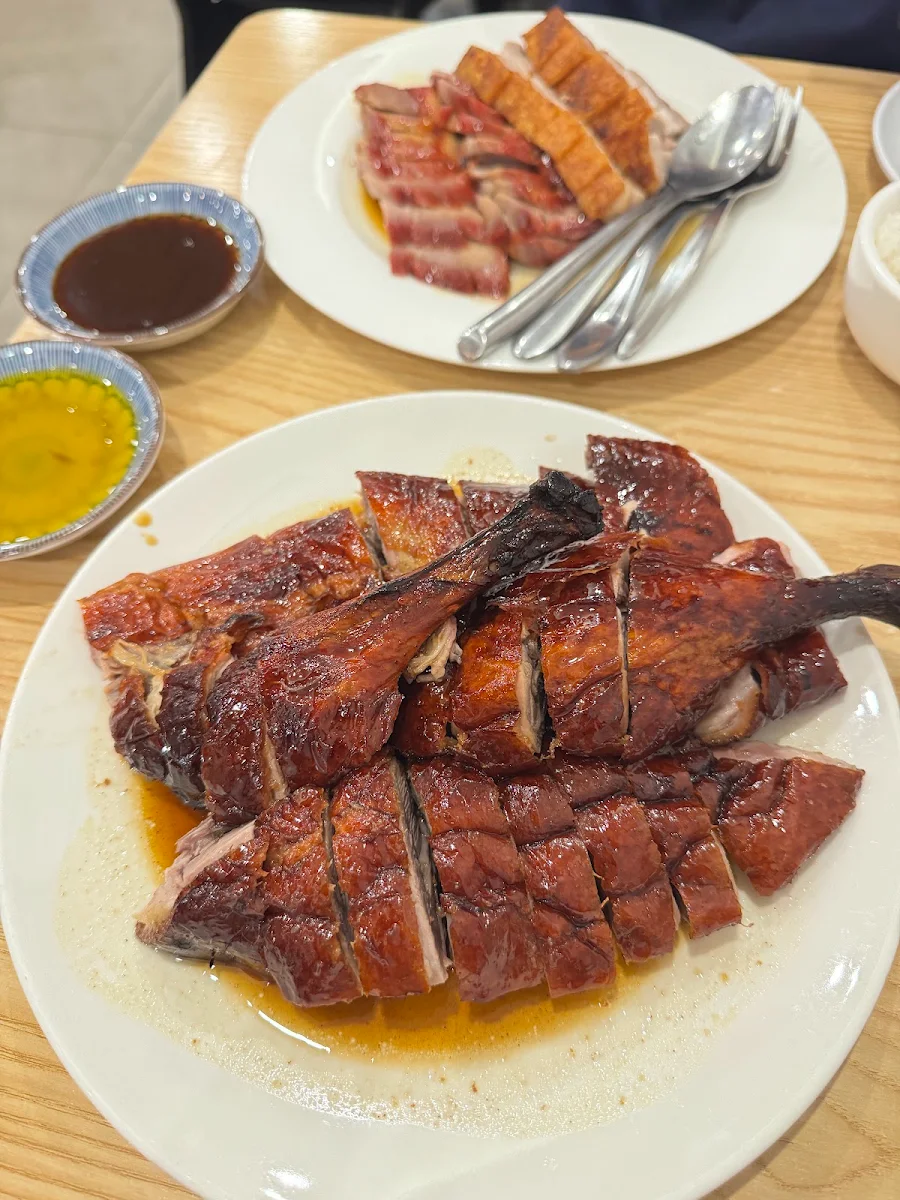 Roast Duck on Rice Random Drinks