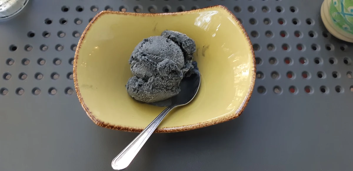 Black Sesame Ice Cream
