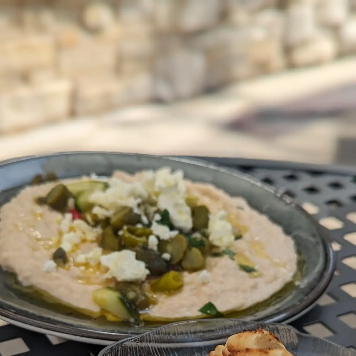 Cannelloni White Bean Hummus Plate