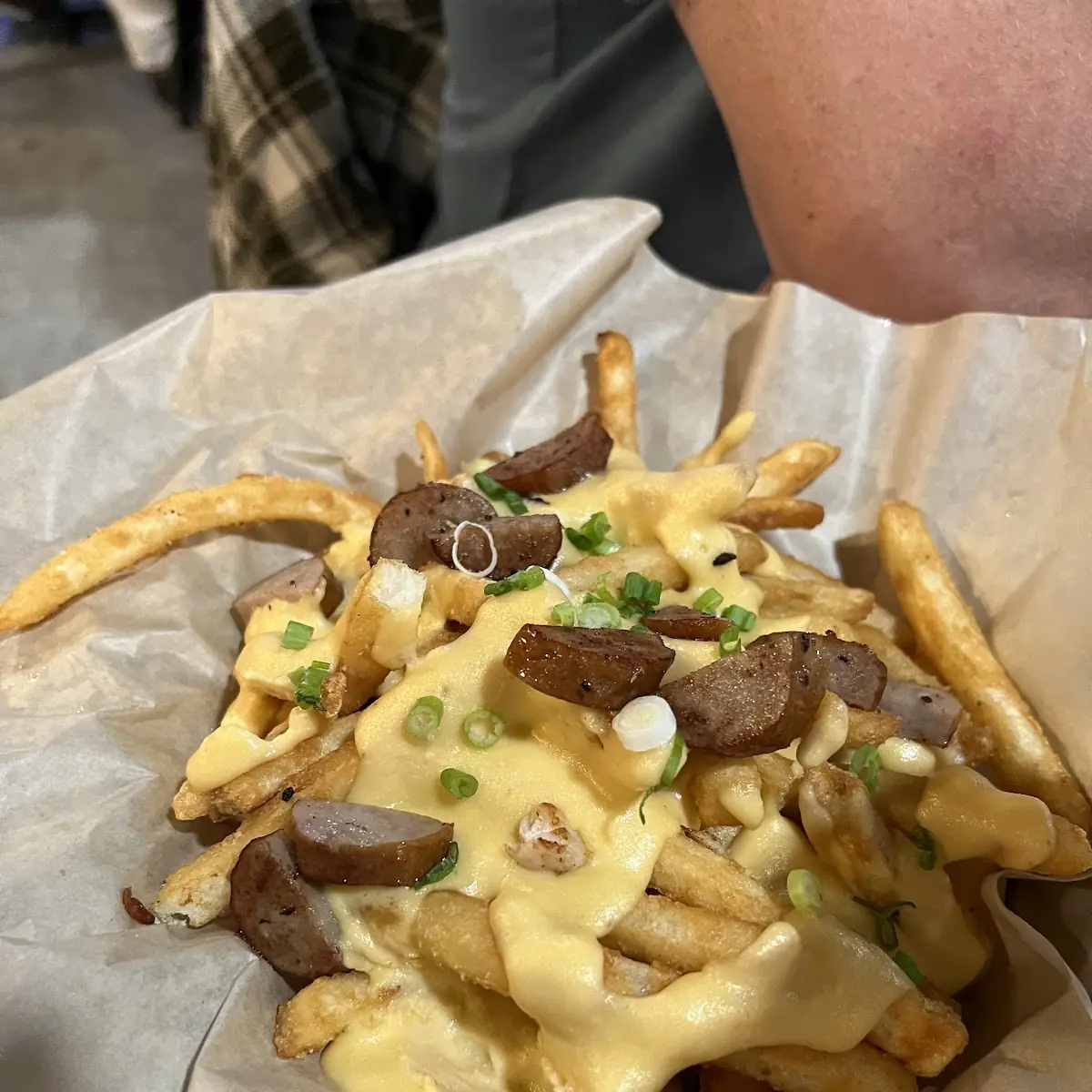 Smoked Pork & Beer Cheese Poutine