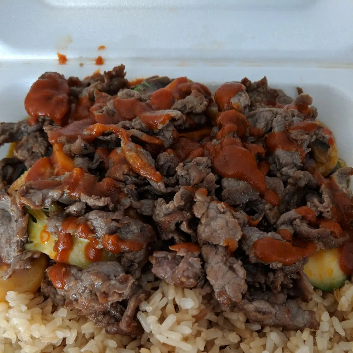 Beef and Mixed Vegetables Made Spicy