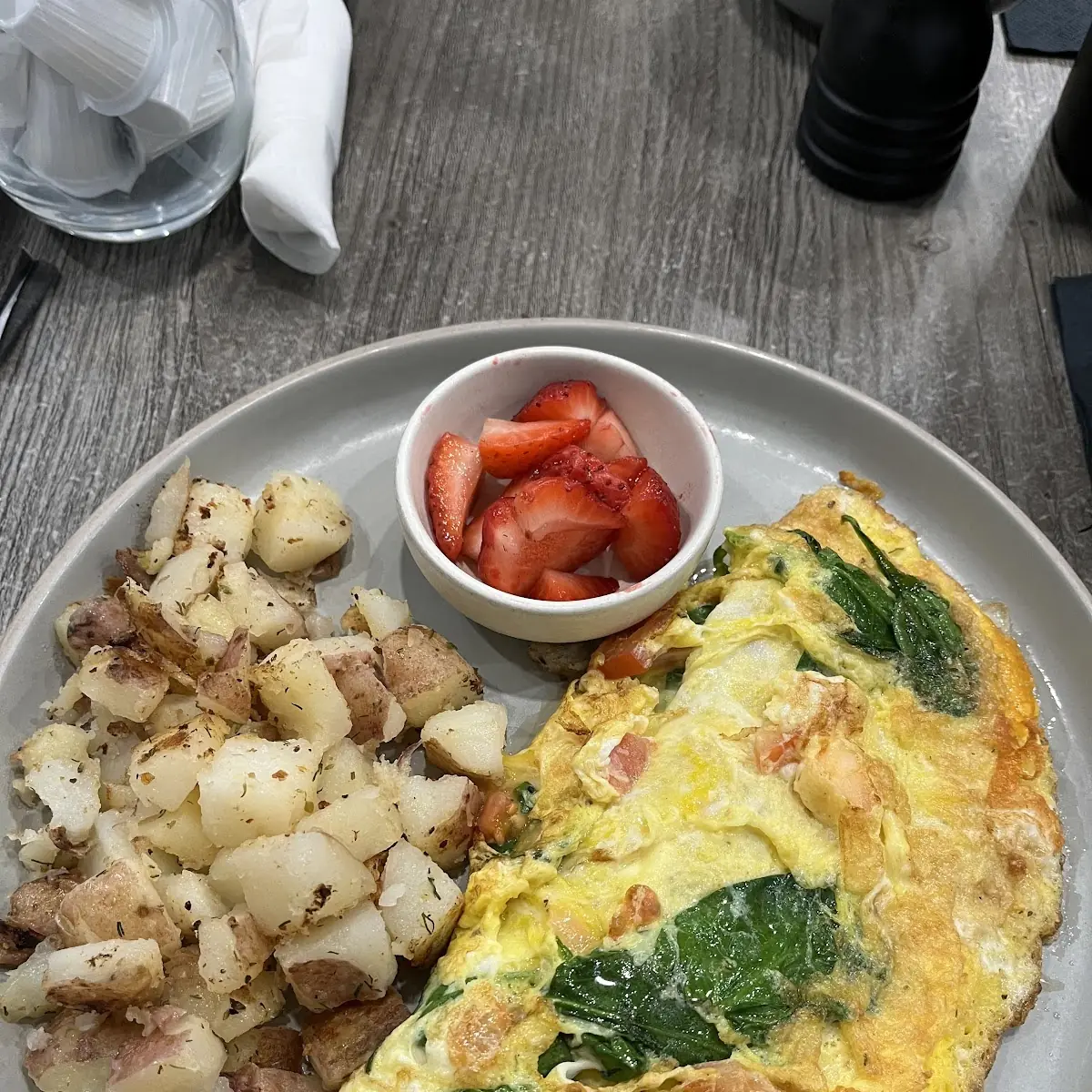 Omelette with Roasted Potatoes
