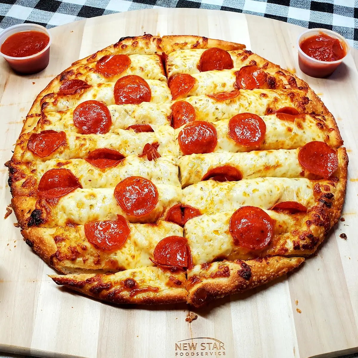 Cheese Sticks with Pepperoni
