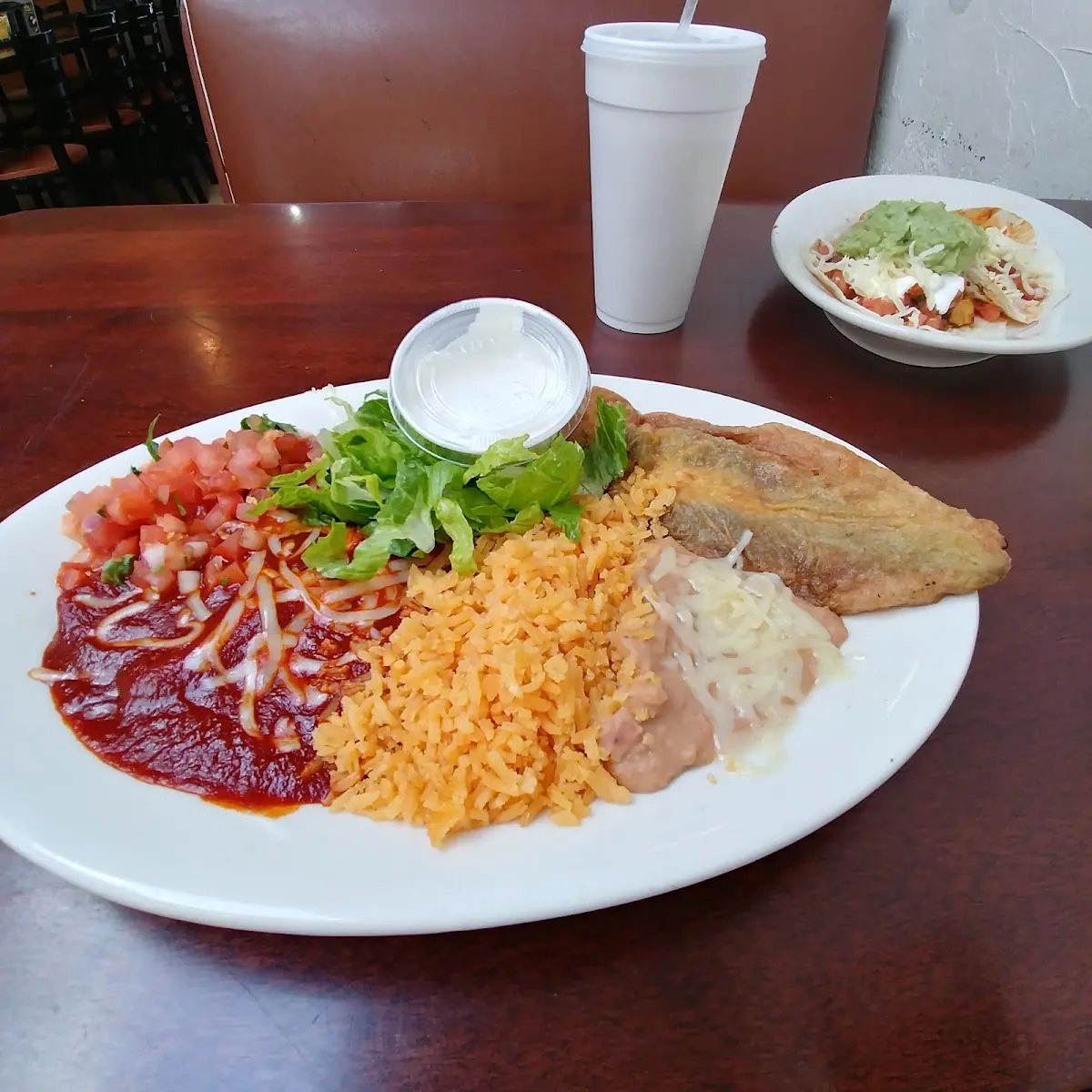 Chile Relleno & Enchilada Plate