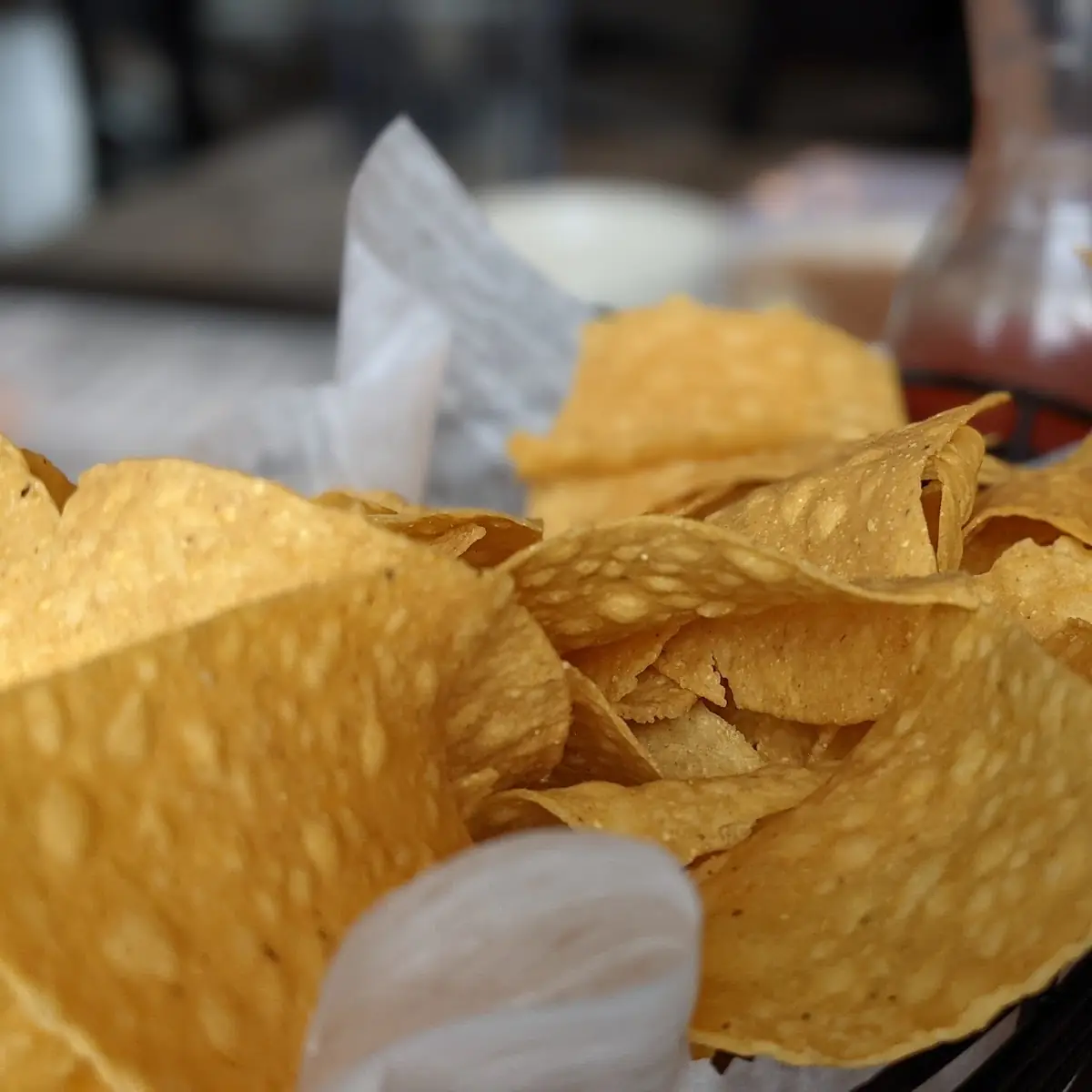 Chips Salsa Refried Beans