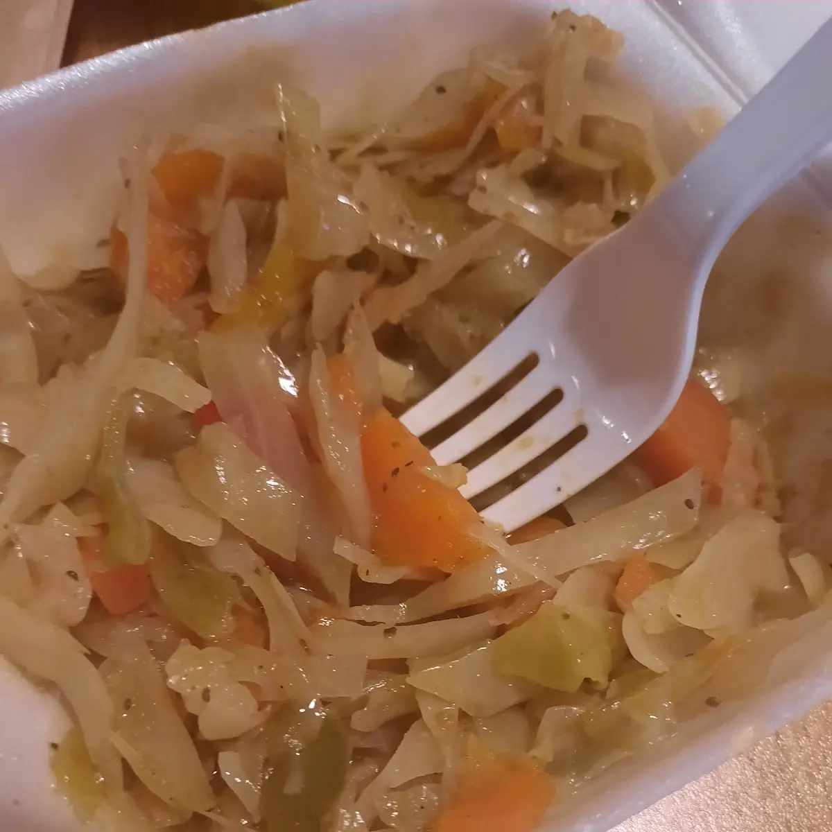 Steamed Vegetables Cabbage