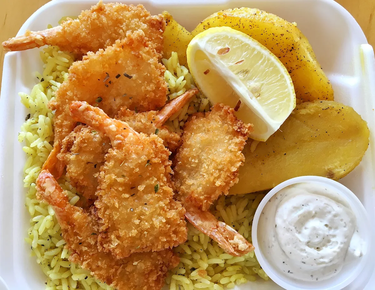 Shrimp Plate, Go4Greek