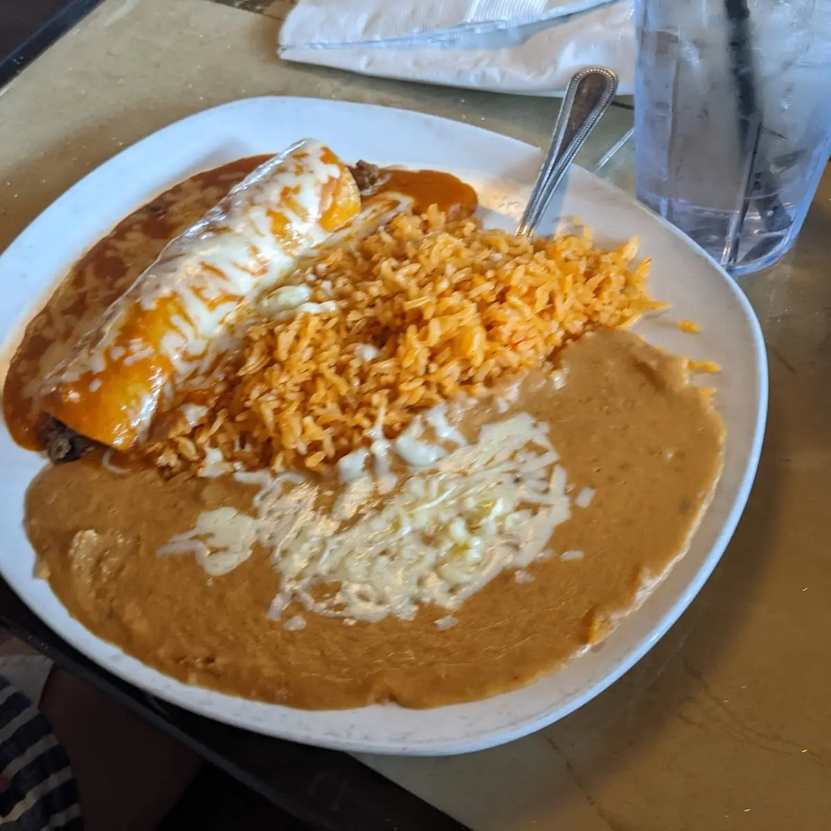 Refried Beans and Rice