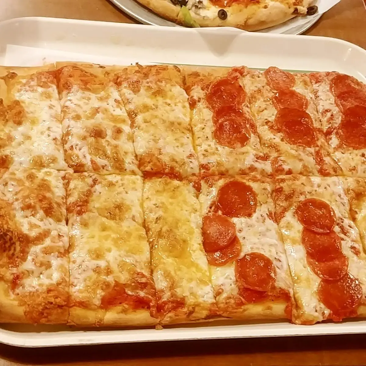 Cheese and Pepperoni Pizza