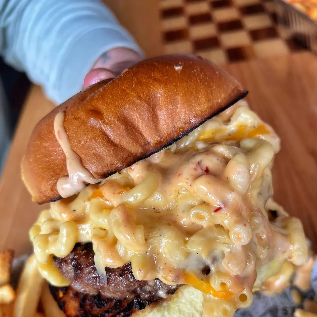 Mac N Cheese Burger