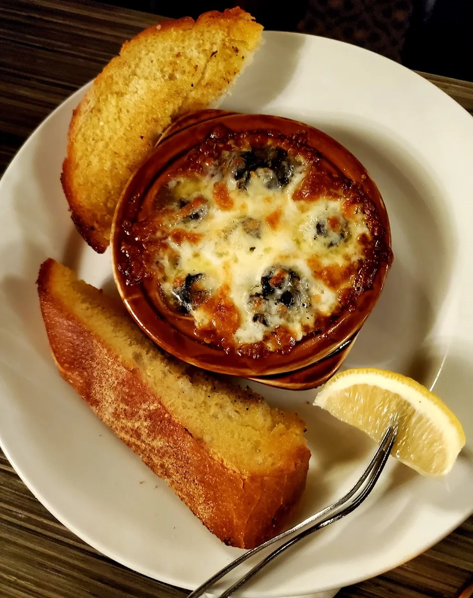 Escargot with Cheese, Venetis Restaurant