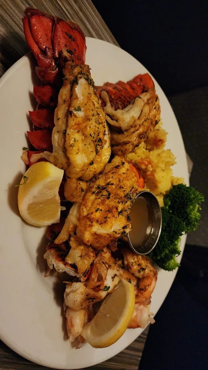 Steak and Lobster Tail, Venetis Restaurant