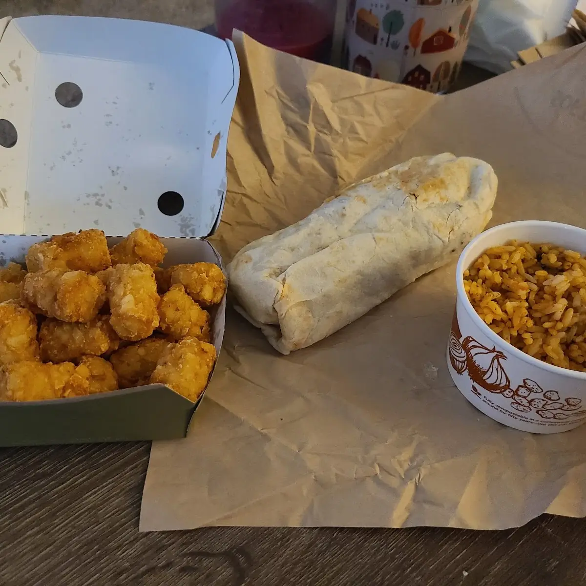 Coconut Shrimp Burrito