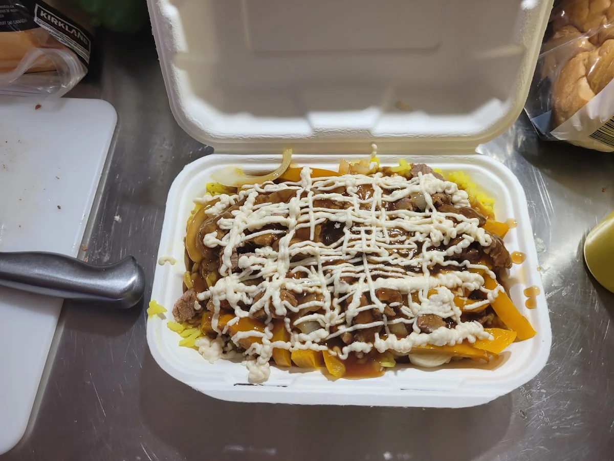 Beef Rice Bowl the Mike, Piccadilly Billy Fish & Chips