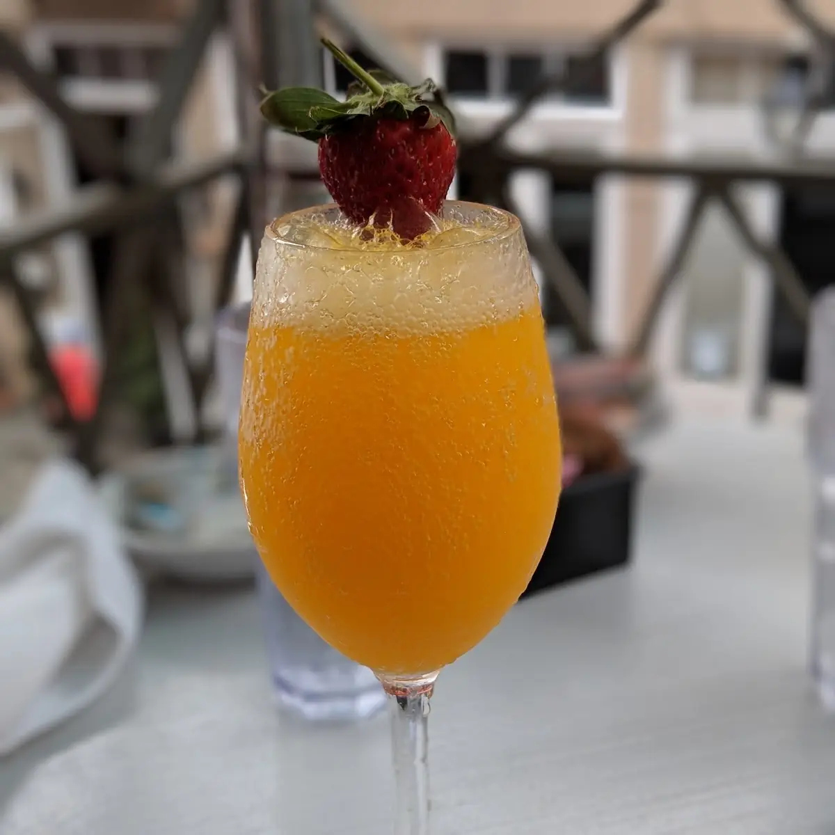 Peach or Strawberry Mimosa