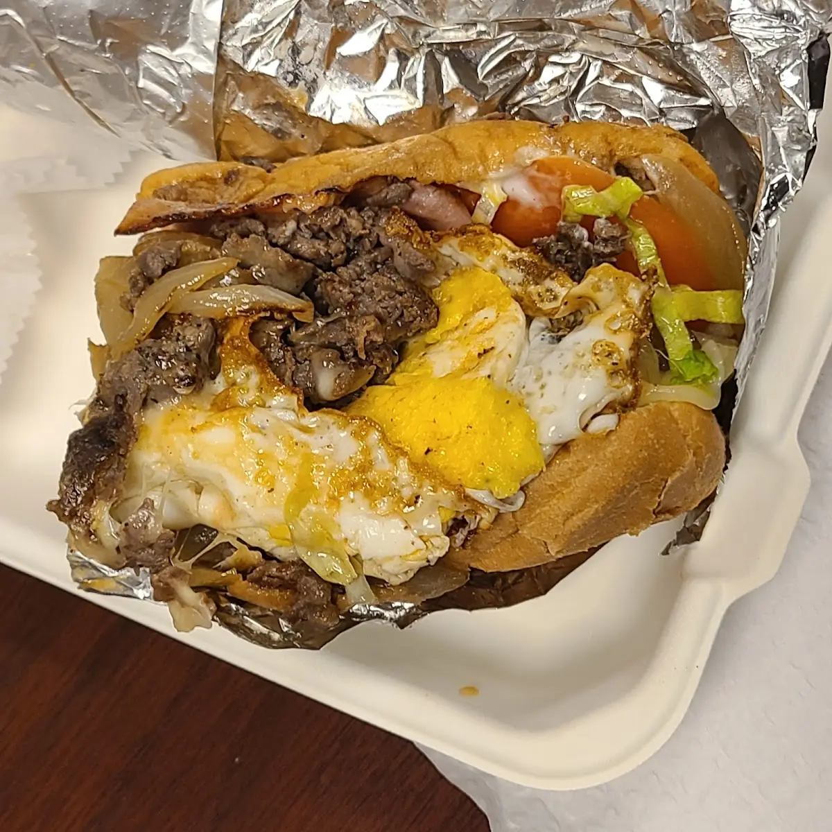 Cow Ribeye Steak Sandwich