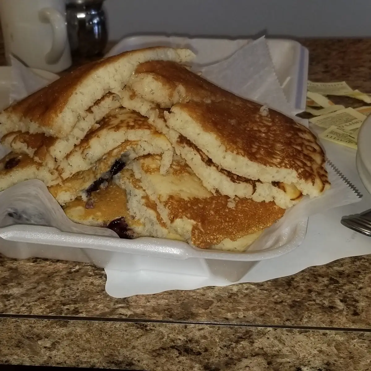 Huge Pancakes to Go