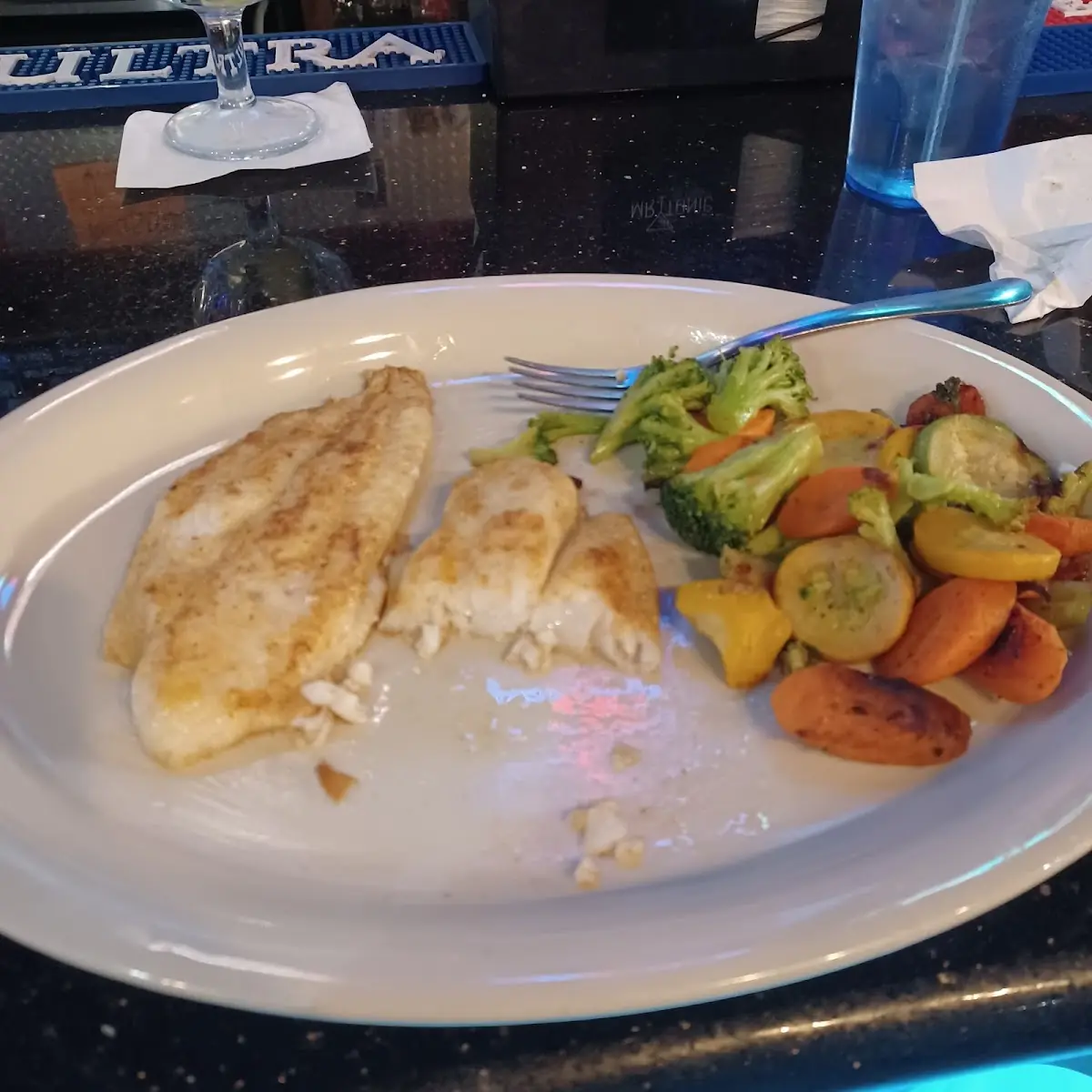 Grilled Fish and Sauteed Vegetables