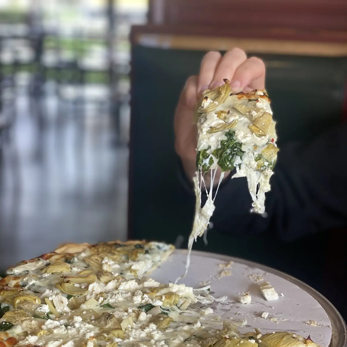 Spinach Artichoke Pizza