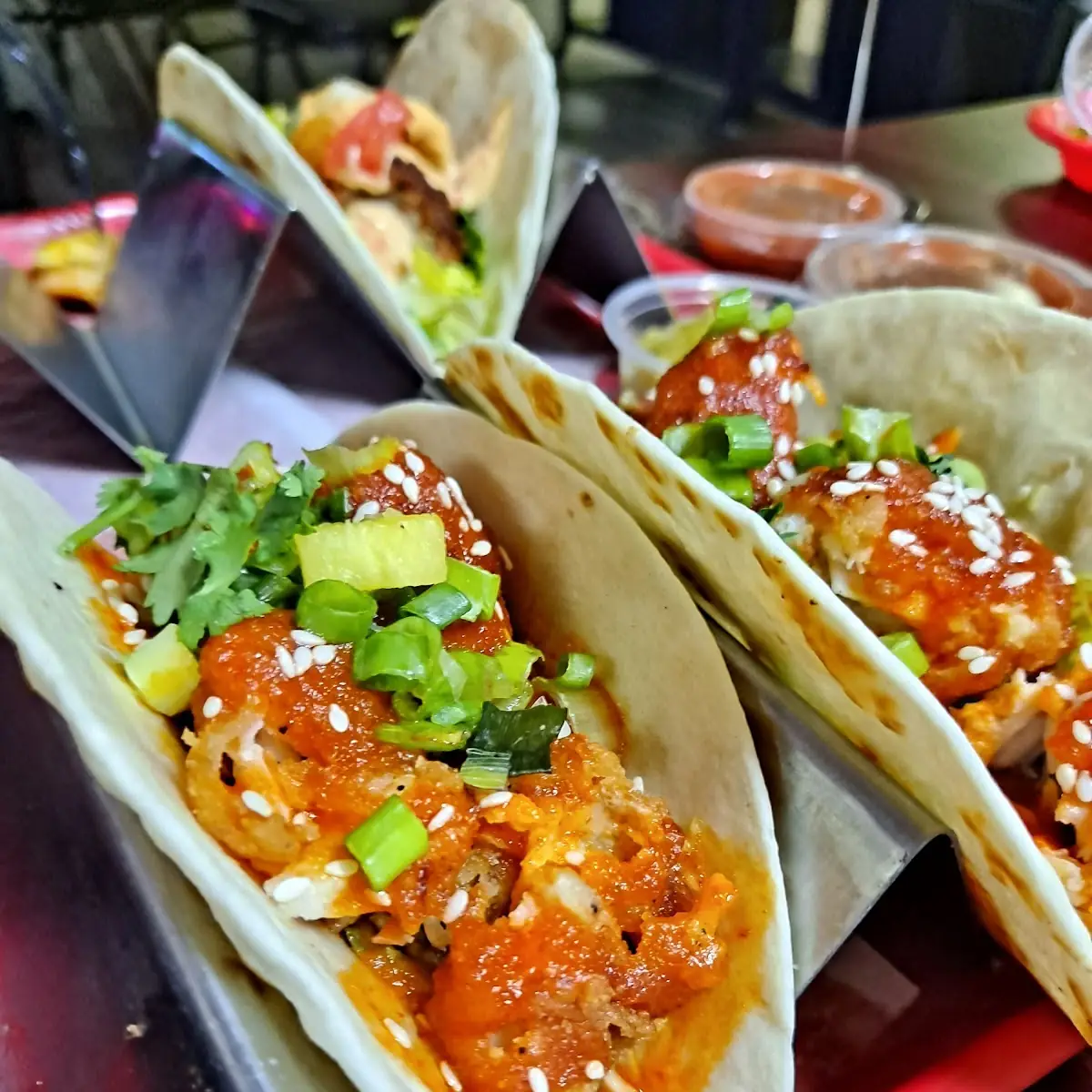 Dragon Shrimp Tacos