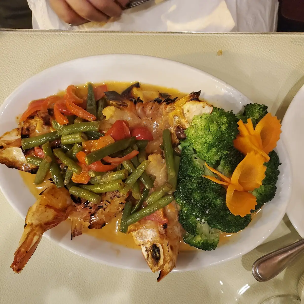 Shrimp with String Beans