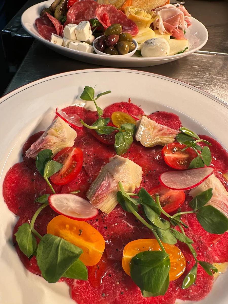 Beef Carpaccio, Copperwood Restaurant