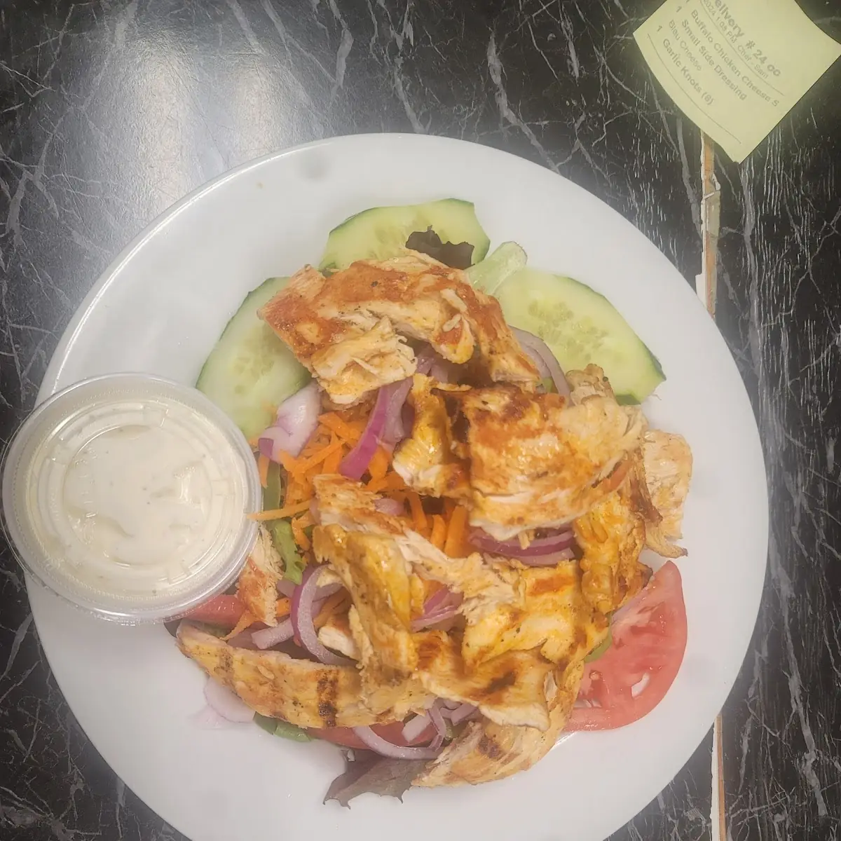 Garden Salad Grill Chicken