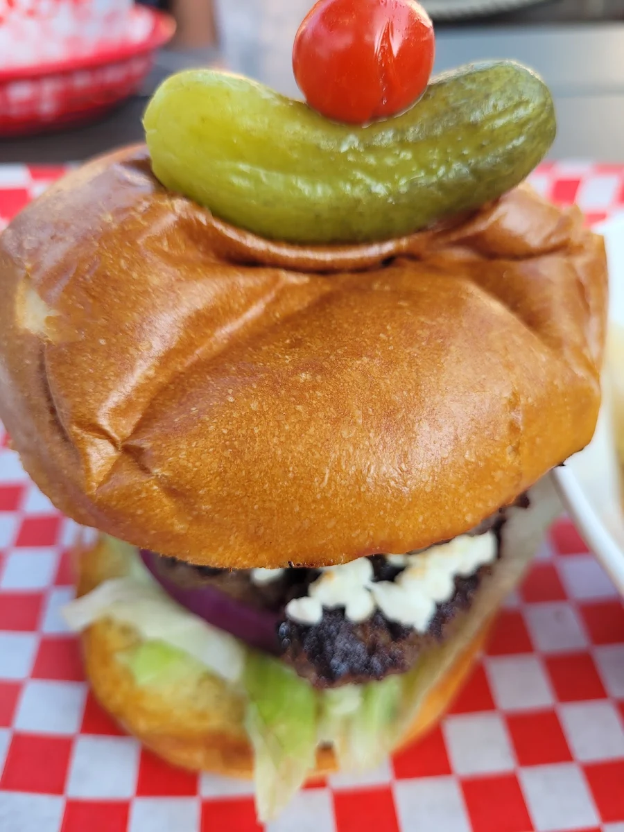 Goat Cheese Burger