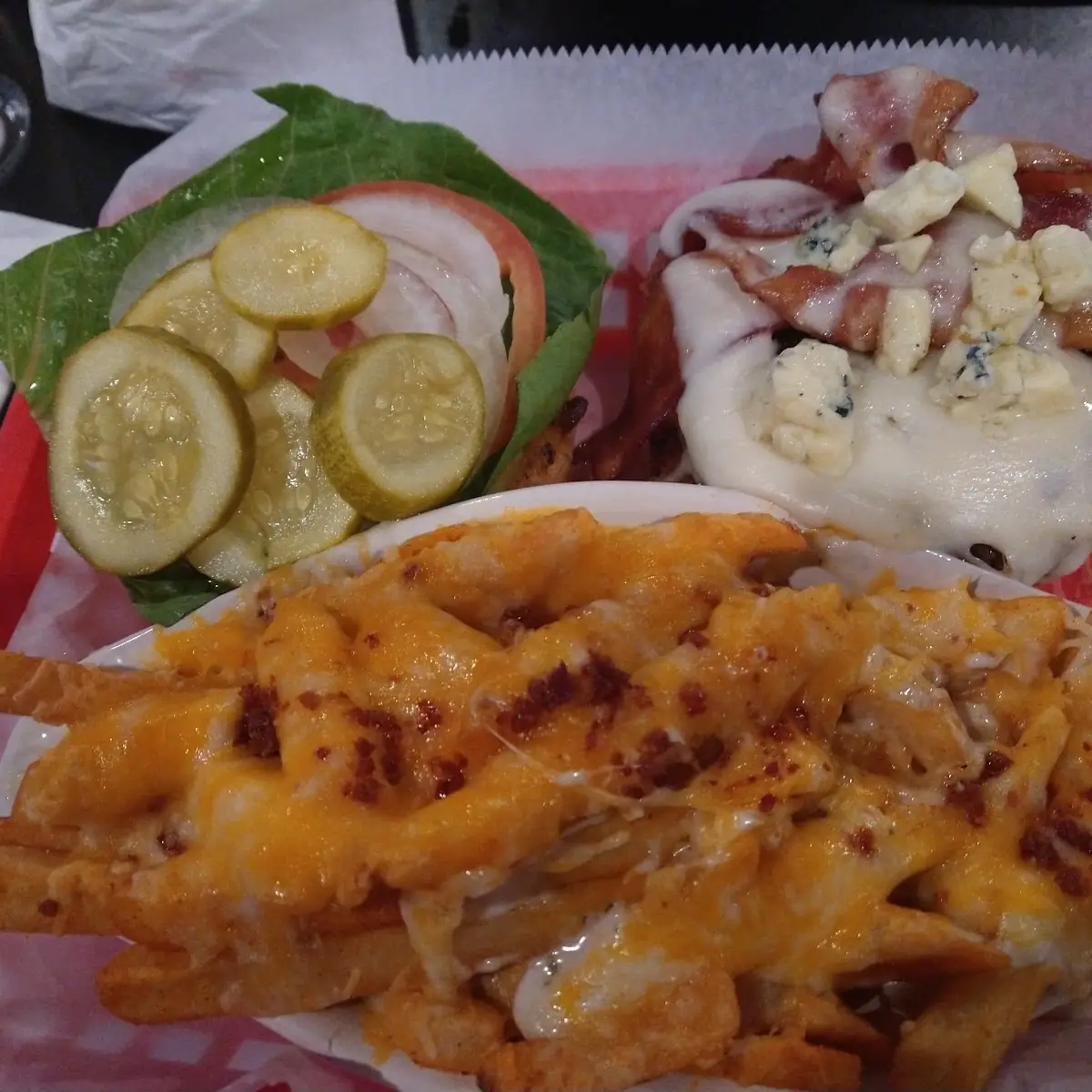 Western Burger with Super Fries
