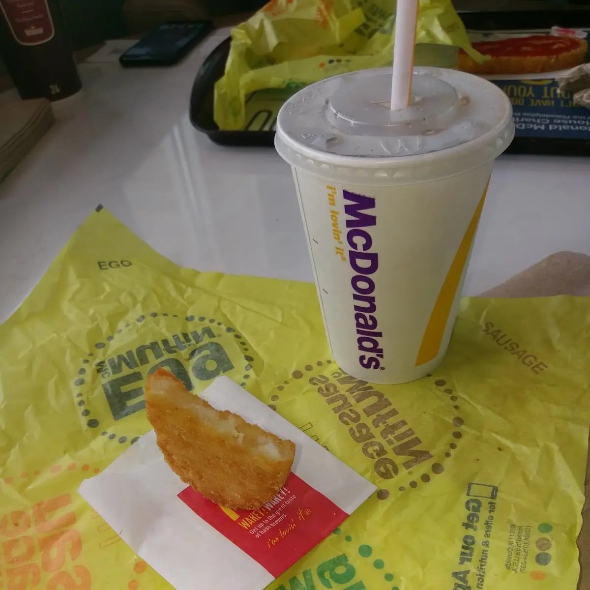Hash Brown and Drink