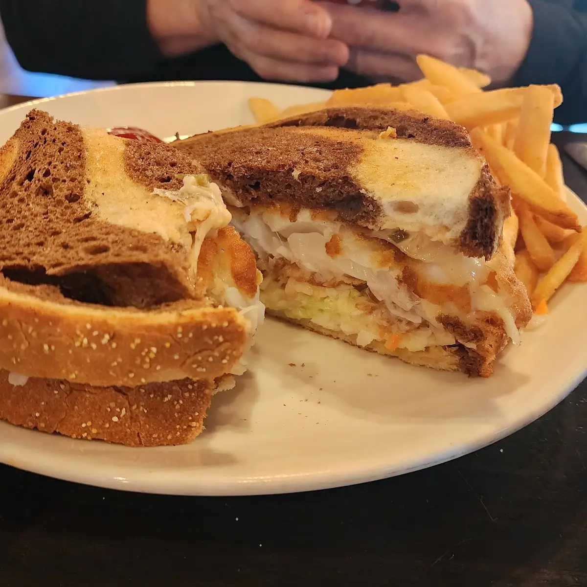 Rueben Fish Sandwich