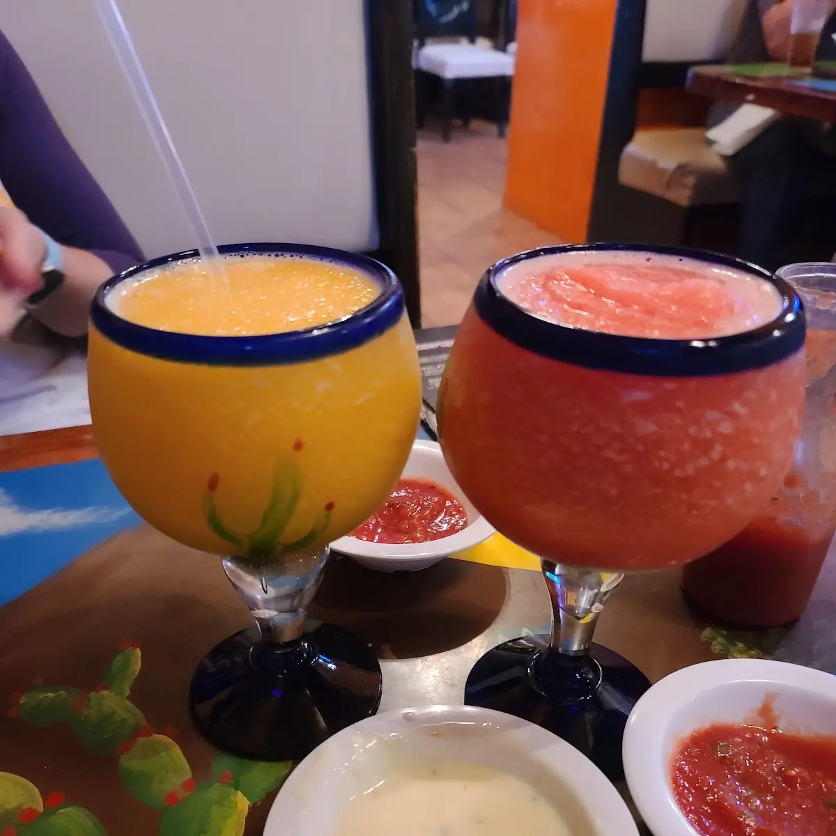 Queso Dip and Margaritas