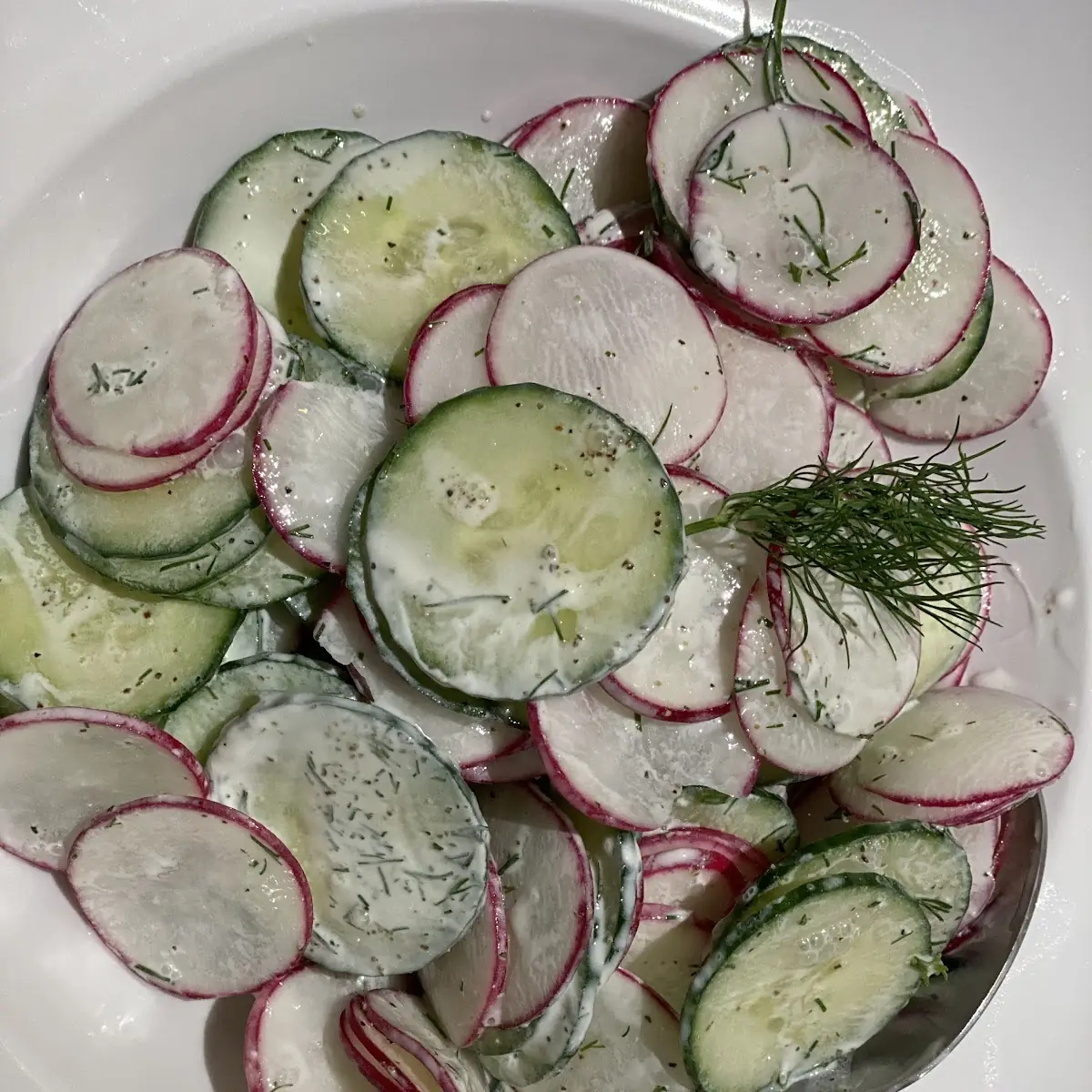 Cucumber Radish Salad
