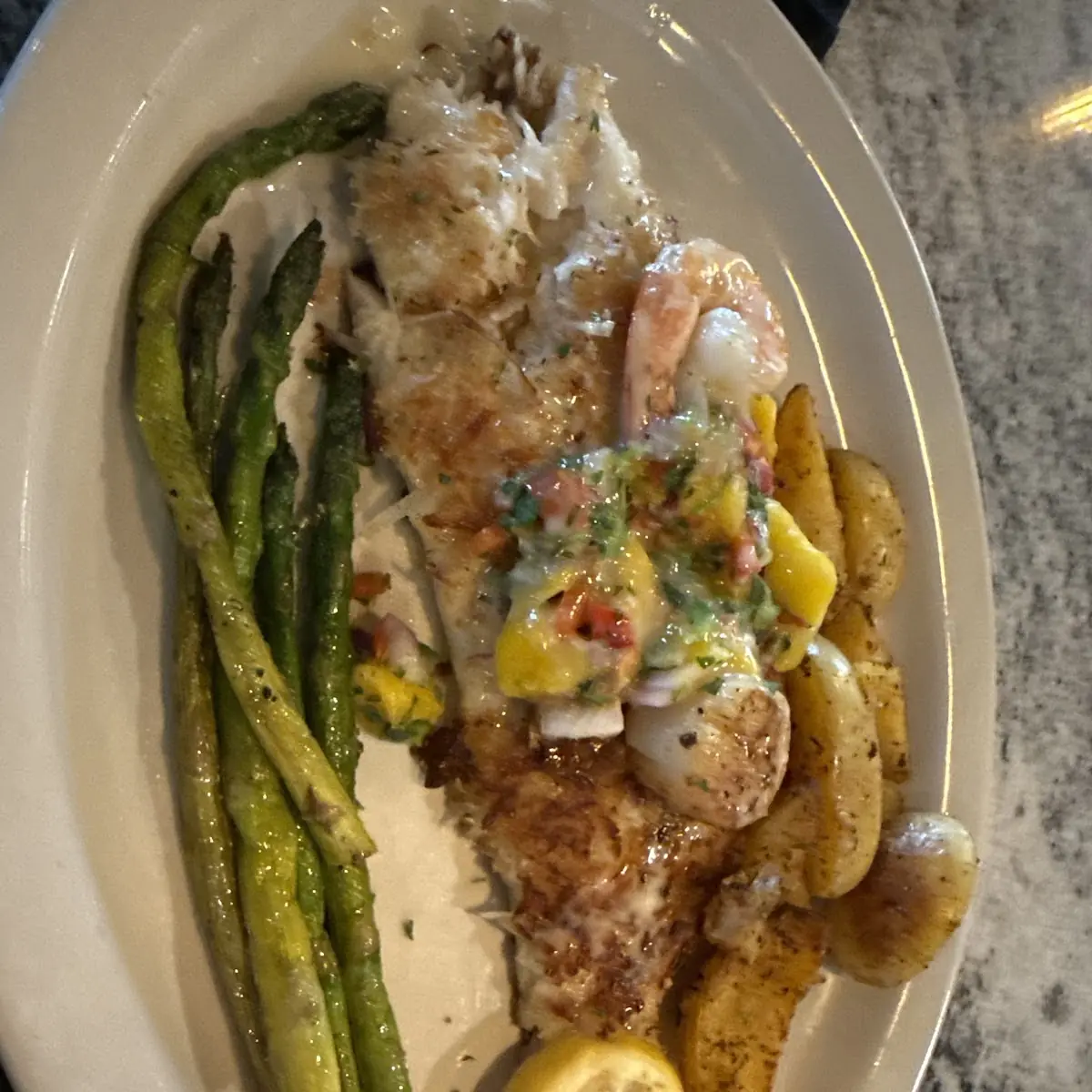 Redfish on the Half-Shell