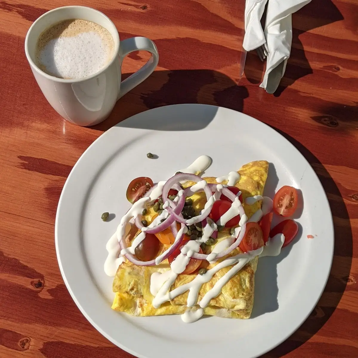 Smoked Salmon Omelette
