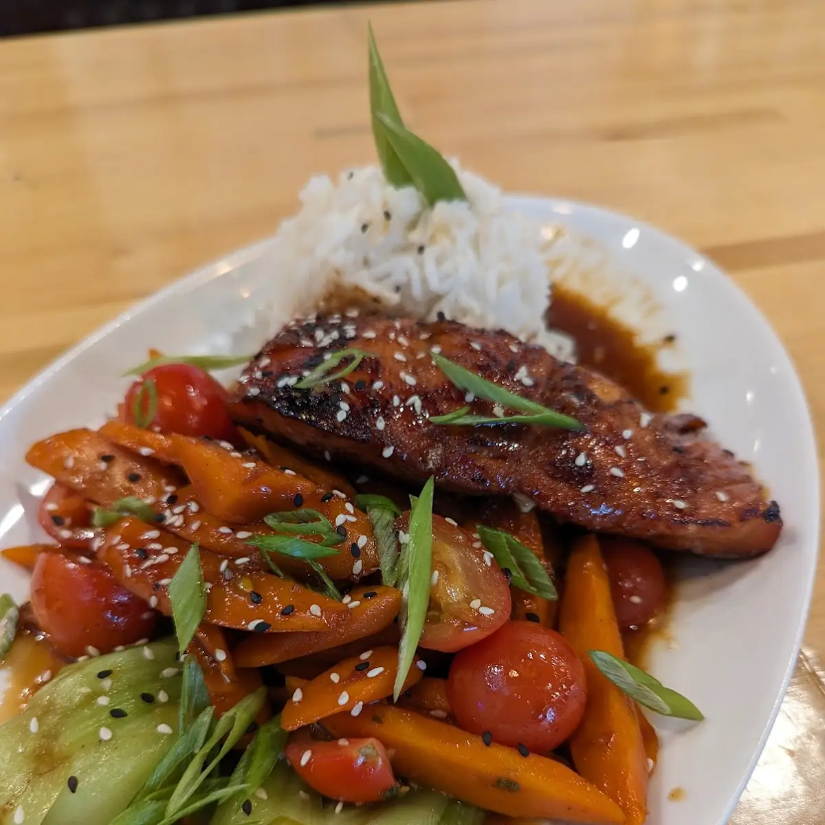 Sweet Chili Glazed Salmon
