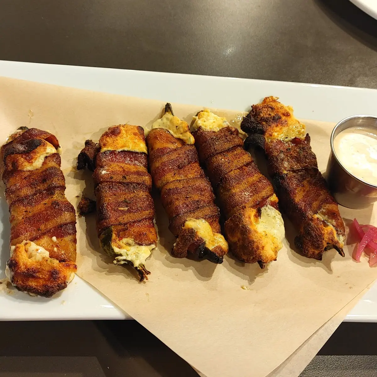 Bacon Wrapped Jalapeno Poppers