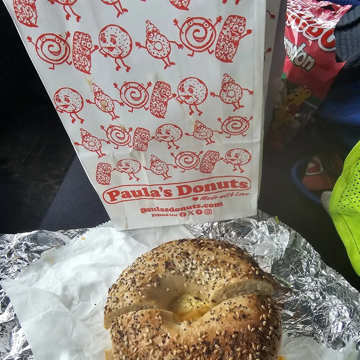 Breakfast Sandwiches on Everything Bagel