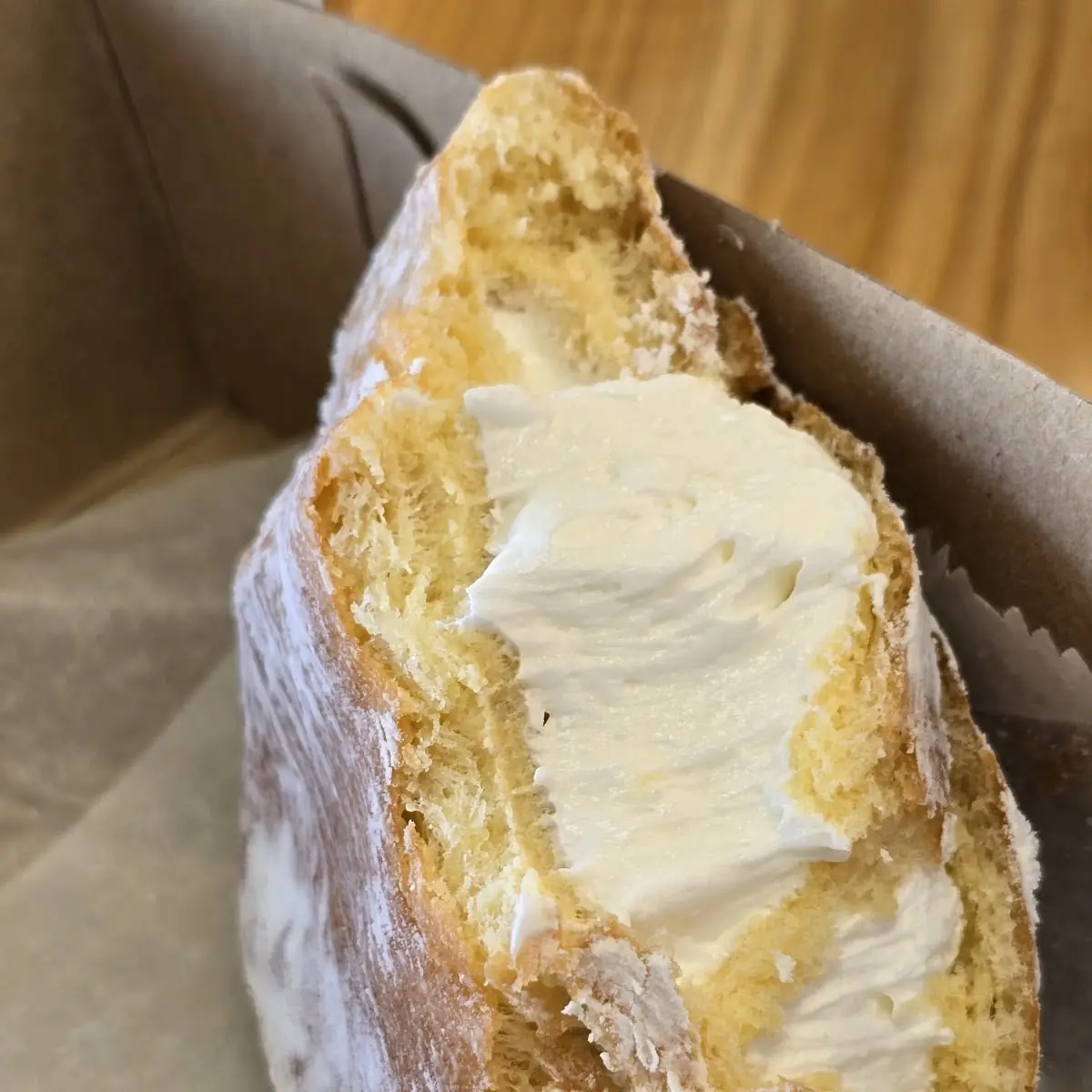 Cream Filled Donut