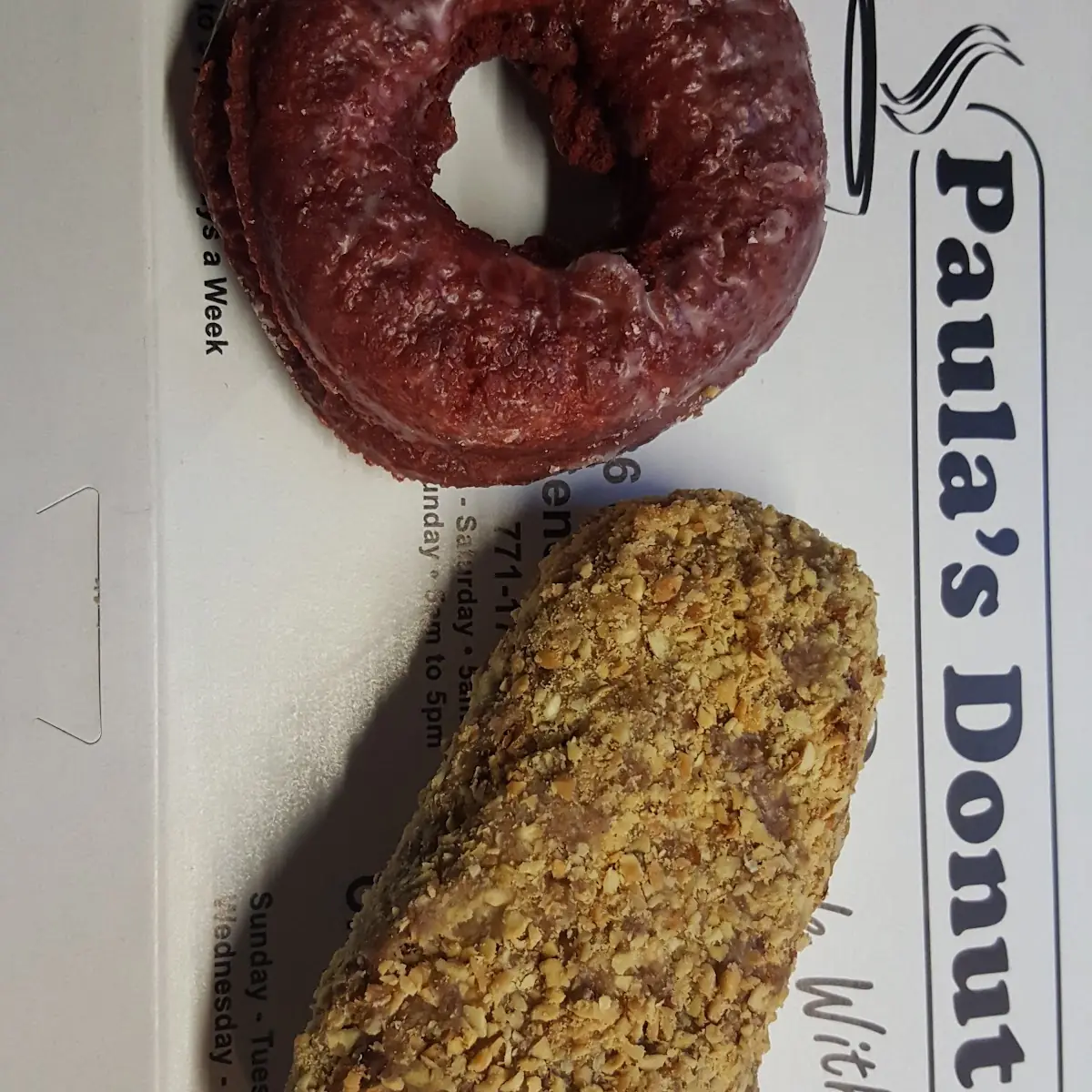 Red Velvet Donut and Peanut Stick