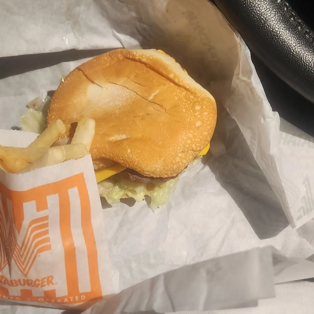 Whataburger Cheeseburger Combo