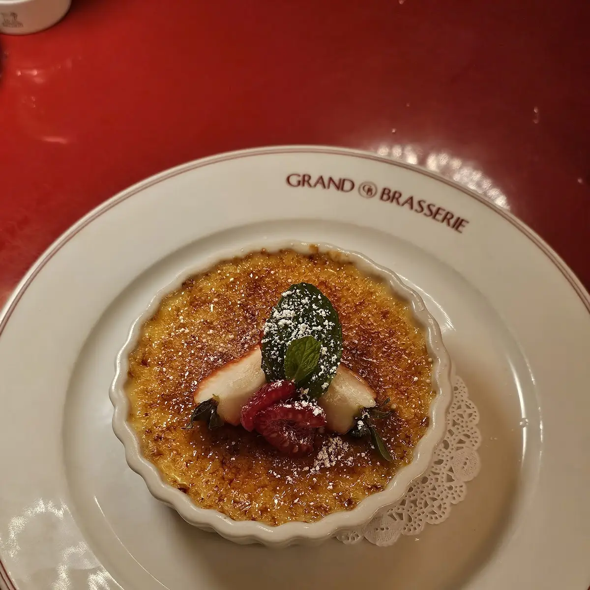 Crème Brûlée with Fresh Berries